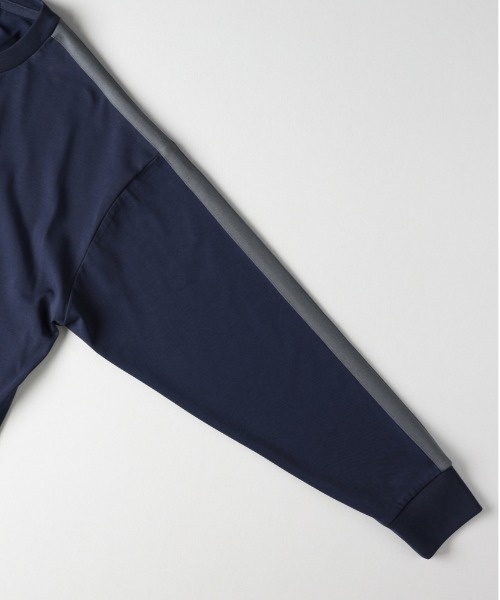 BACK NUMBER(バックナンバー)の「BACK NUMBER(バックナンバー)【メンズ】袖ラインロングスリーブTシャツ(Tシャツ/カットソー・メンズ・ブラック/ネイビー/ホワイト・L/XL/M)」の8枚目の写真