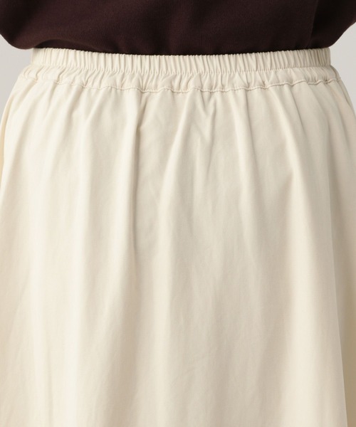 Elura（エルーラ）の「ギャザーフレアスカート/607996（スカート・レディース・キャメル/オフホワイト・FREE）」の12枚目の写真