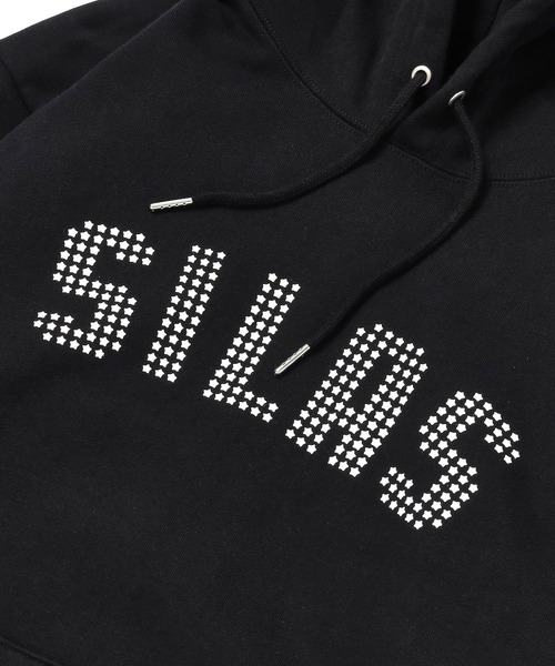 SILAS（サイラス）の「STARS SWEAT HOODIE（パーカー・メンズ・ブラック/アッシュ/ネイビー・M/L/XL）」の5枚目の写真