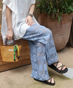 Embroidery Easy Pants/エンブロイダリーイージーパンツ□セットアップ