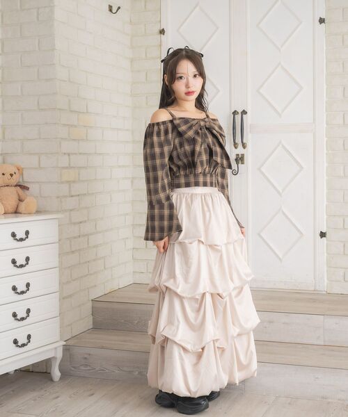 DECEMBERMAY レディース スカート サックス M DECEMBERMAY｜ディセンバーメイ（レディース）のスカート通販 - ZOZOTOWN