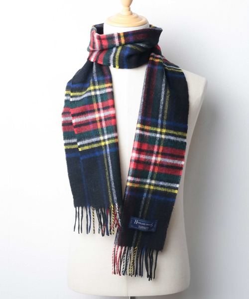 HIGHLAND TWEEDS(ハイランドツィード)の「【63】【HIGHLAND TWEEDS/ハイランドツイード】WOOL SCARF(マフラー・メンズ・その他2/その他1/ベージュ/ダークグレー/ブラック/その他/ワインレッド・FREE)」の11枚目の写真