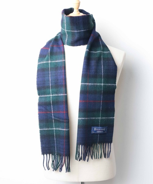 HIGHLAND TWEEDS(ハイランドツィード)の「【63】【HIGHLAND TWEEDS/ハイランドツイード】WOOL SCARF(マフラー・メンズ・その他2/その他1/ベージュ/ダークグレー/ブラック/その他/ワインレッド・FREE)」の13枚目の写真