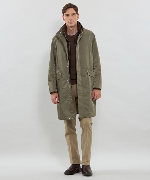 MACKINTOSH LONDON（マッキントッシュ ロンドン）の「【BILTON】高密度ポリエステルスタンドカラーコート（その他アウター・メンズ・チャコールグレー/グリーン系その他5・38/40）」の17枚目の写真