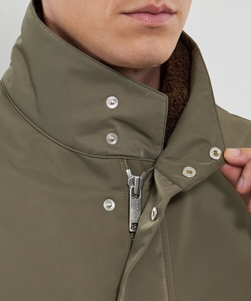 MACKINTOSH LONDON（マッキントッシュ ロンドン）の「【BILTON】高密度ポリエステルスタンドカラーコート（その他アウター・メンズ・チャコールグレー/グリーン系その他5・38/40）」の11枚目の写真