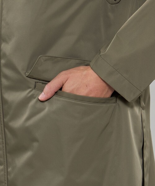 MACKINTOSH LONDON（マッキントッシュ ロンドン）の「【BILTON】高密度ポリエステルスタンドカラーコート（その他アウター・メンズ・チャコールグレー/グリーン系その他5・38/40）」の8枚目の写真