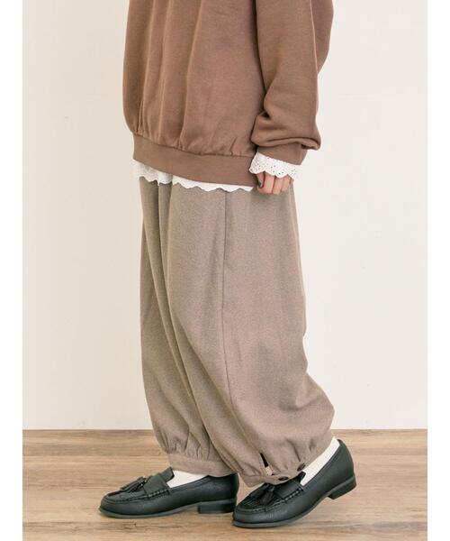 Samansa Mos2（サマンサ モスモス）の「【M/Lサイズ】チェック柄アソートバルーンパンツ（その他パンツ・レディース・ベージュ/ブラック/ブラウン・M/L）」の3枚目の写真