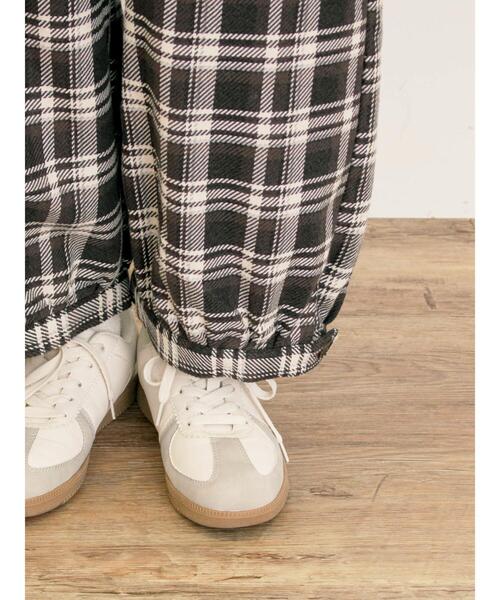 Samansa Mos2（サマンサ モスモス）の「【M/Lサイズ】チェック柄アソートバルーンパンツ（その他パンツ・レディース・ベージュ/ブラック/ブラウン・M/L）」の15枚目の写真