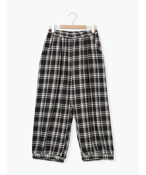 Samansa Mos2（サマンサ モスモス）の「【M/Lサイズ】チェック柄アソートバルーンパンツ（その他パンツ・レディース・ベージュ/ブラック/ブラウン・M/L）」の12枚目の写真