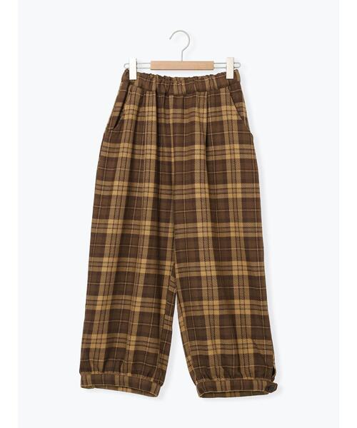 Samansa Mos2（サマンサ モスモス）の「【M/Lサイズ】チェック柄アソートバルーンパンツ（その他パンツ・レディース・ベージュ/ブラック/ブラウン・M/L）」の11枚目の写真