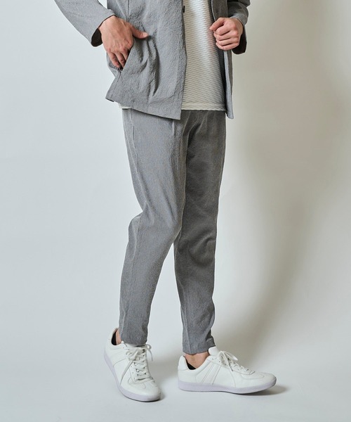 TETE HOMME（テットオム）の「楊柳ストレッチイージーパンツ（その他パンツ・メンズ・カーキ/グレー/ネイビー・MEDIUM/LARGE/X-LARGE）」の4枚目の写真