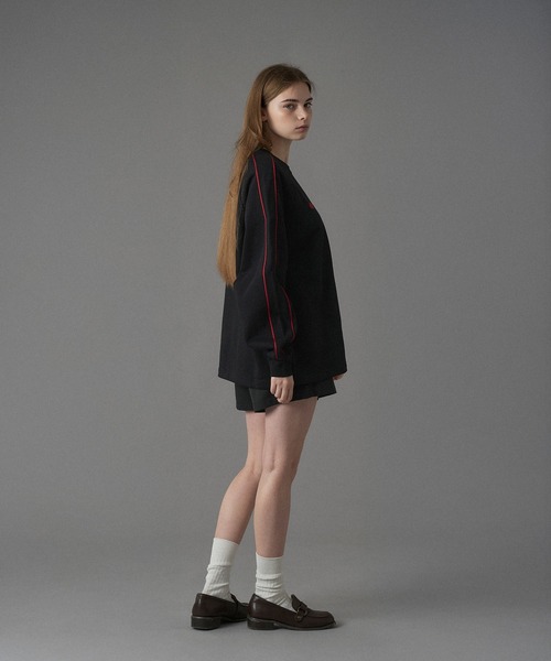 UMBRO 】PIPING DRAW CODE SWEAT / パイピングドローコードスウェット