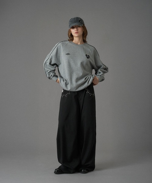 ONCILY UMBRO コラボ PIPING DRAW CODE SWEAT ONCILY（オンシェリー）の「【 UMBRO 】PIPING DRAW CODE SWEAT