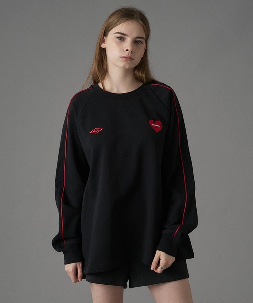 ONCILY UMBRO コラボ PIPING DRAW CODE SWEAT ONCILY×UMBRO PIPING DRAW CODE SWEAT ブラック - メルカリ