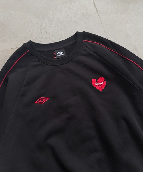 UMBRO 】HEART LOGO ハートロゴドローコードスウェット HEART LOGO