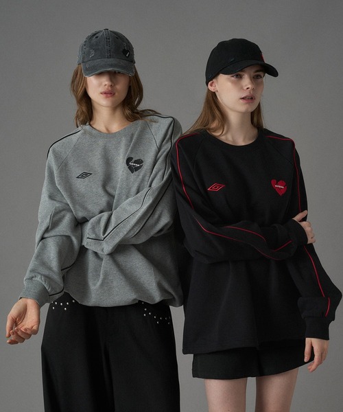 【 UMBRO×ONCILY 】パイピングドローコードスウェット UMBRO 】PIPING DRAW CODE SWEAT / パイピングドローコードスウェット