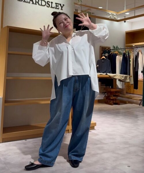 フルカワコラボ ルーズタックデニム（デニムパンツ）｜BEARDSLEY