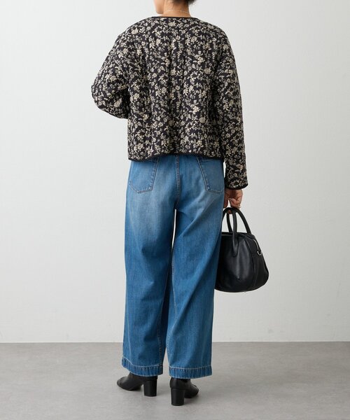 BEARDSLEY(ビアズリー)の「フルカワコラボ ルーズタックデニム(デニムパンツ・レディース・インディゴブルー・2/1)」の12枚目の写真