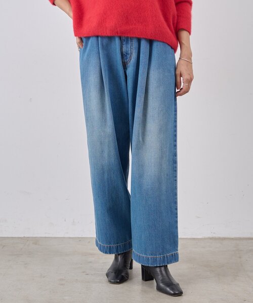 フルカワコラボ ルーズタックデニム（デニムパンツ）｜BEARDSLEY