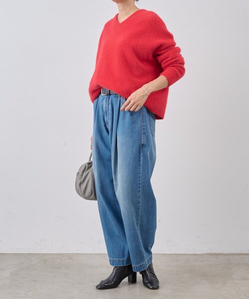 フルカワコラボ ルーズタックデニム（デニムパンツ）｜BEARDSLEY