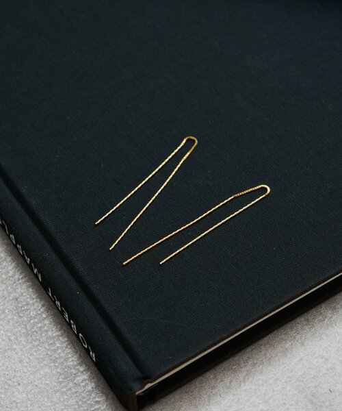 LOUNGEDRESS（ラウンジドレス）の「【GALENA/ガレナ】SV925スキニーピアス（ピアス（両耳用）・レディース・シルバー/ゴールド・FREE）」の2枚目の写真