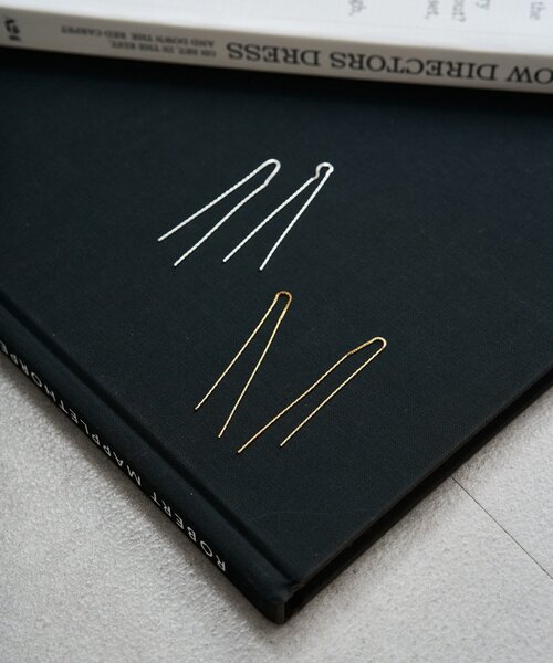 LOUNGEDRESS（ラウンジドレス）の「【GALENA/ガレナ】SV925スキニーピアス（ピアス（両耳用）・レディース・シルバー/ゴールド・FREE）」の3枚目の写真