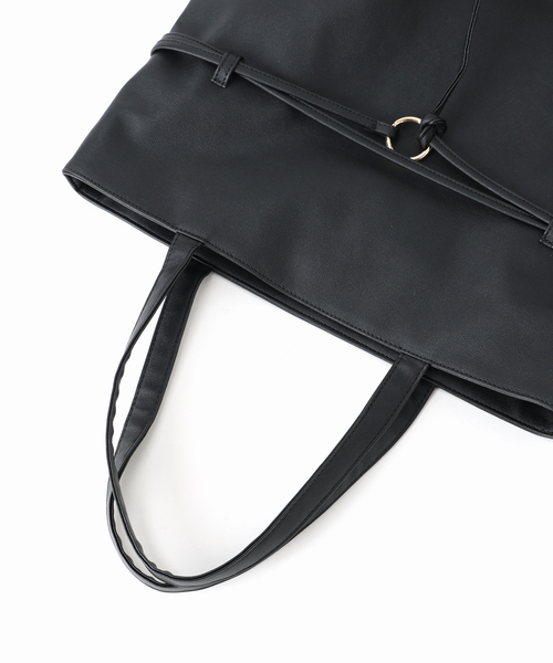 LE TALON（ルタロン）の「LE TALON belt tote bag（ショルダーバッグ・レディース・ウッド/ブラック・FREE）」の18枚目の写真