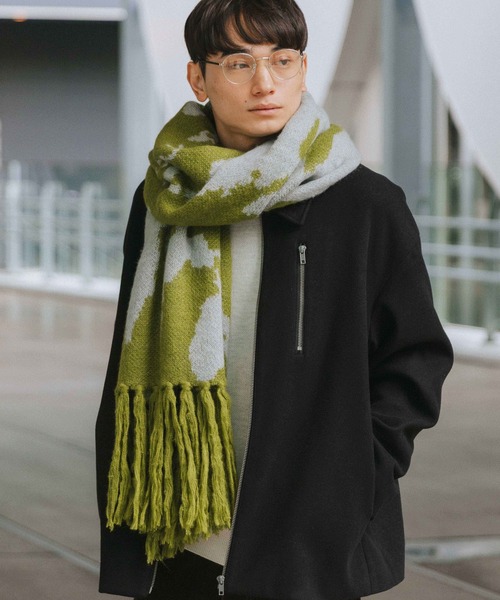 セール】ジャガードマフラー / 581249（マフラー）｜LAKOLE（ラコレ