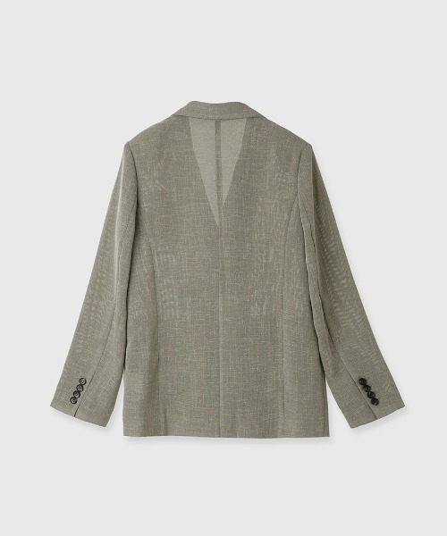 anuans（アニュアンス）の「メッシュダブルジャケット（テーラードジャケット・レディース・ベージュ/ダークネイビー・SMALL/MEDIUM）」の15枚目の写真