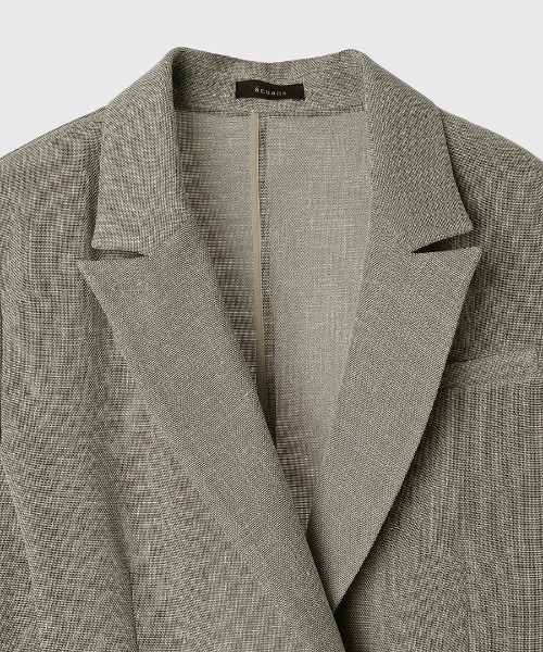 anuans（アニュアンス）の「メッシュダブルジャケット（テーラードジャケット・レディース・ベージュ/ダークネイビー・SMALL/MEDIUM）」の16枚目の写真