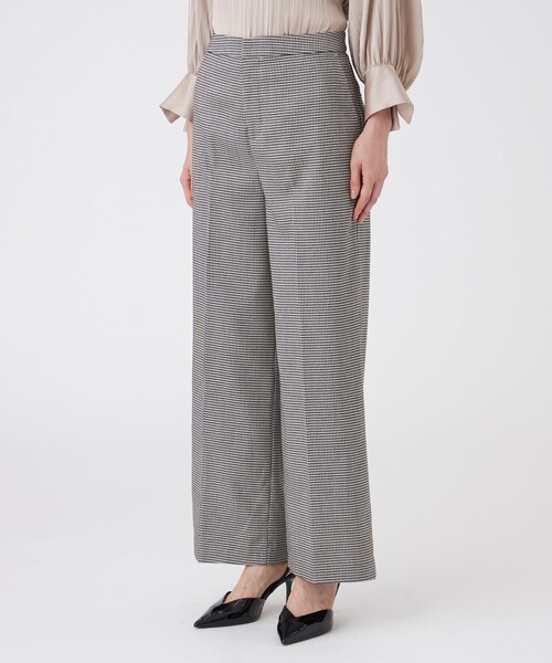 TRANS WORK(トランスワーク)の「【L】ハウンドトゥースストレッチパンツ(その他パンツ・レディース・ブラック・44/46)」の5枚目の写真