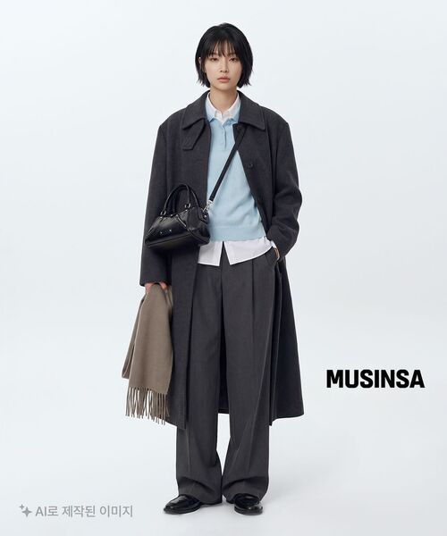 MUSINSA STANDARD WOMAN（ムシンサスタンダードウーマン）の「ウィメンズスリムフィットシャツ[ホワイト]（シャツ/ブラウス・レディース・その他・SMALL/MEDIUM/LARGE/X-SMALL）」の15枚目の写真