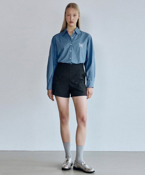 NICK&NICOLE(ニックアンドニコール)の「MICRO HALF PANTS_GRAY(その他パンツ・レディース・その他・SMALL/MEDIUM/LARGE)」の5枚目の写真