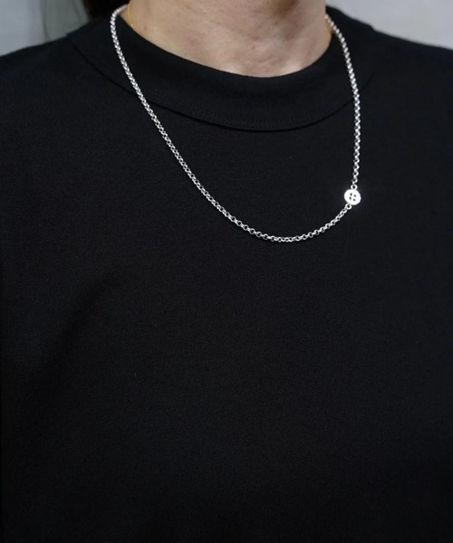 ACE by MORIZANE（エースバイモリザネ）の「【ACE BY MORIZANE】 ace bottom neckalace（ネックレス・メンズ・シルバー・45cm）」の2枚目の写真