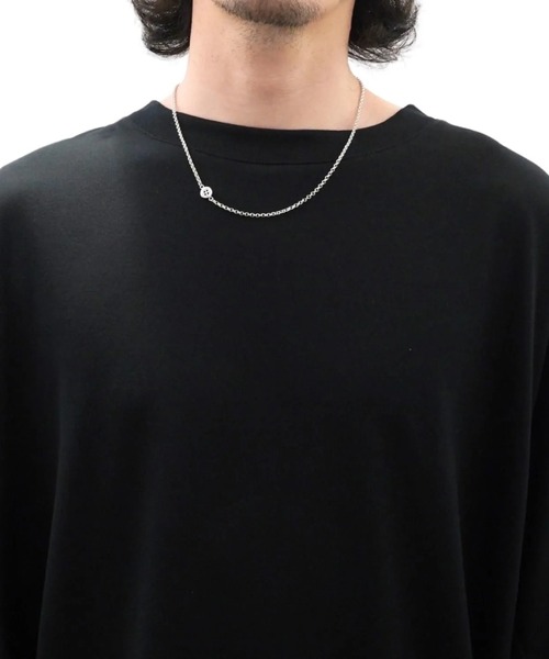 ACE by MORIZANE（エースバイモリザネ）の「【ACE BY MORIZANE】 ace bottom neckalace（ネックレス・メンズ・シルバー・45cm）」の3枚目の写真