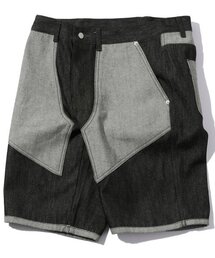 CPGN STUDIO（コンパーニョ）の「レイヤーハーフデニムパンツリバースブラック（その他パンツ）」