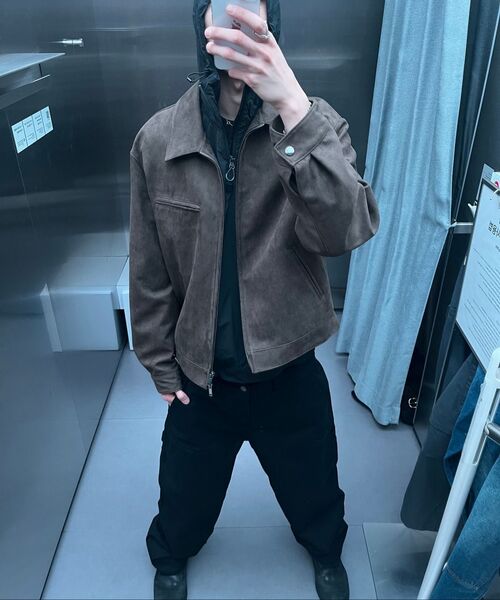 MUSINSA STANDARD（ムシンサスタンダード）の「リラックスドOEクルーネックTシャツ[ブラック]（Tシャツ/カットソー・メンズ・その他・LARGE/SMALL/MEDIUM/X-LARGE/XX-LARGE/XXX-LARGE）」の4枚目の写真