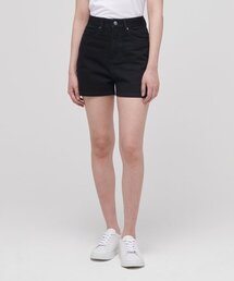 MUSINSA STANDARD WOMAN（ムシンサスタンダードウーマン）の「WOMENS BASIC DENIM SHORTS [BLACK]（デニムパンツ）」