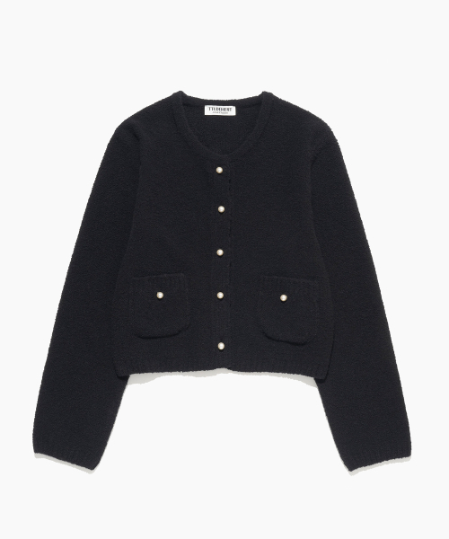 TTUDEMENT(トュードメント)の「CLASSIC BUTTON CARDIGAN BLACK(カーディガン/ボレロ・レディース・その他・FREE)」の5枚目の写真