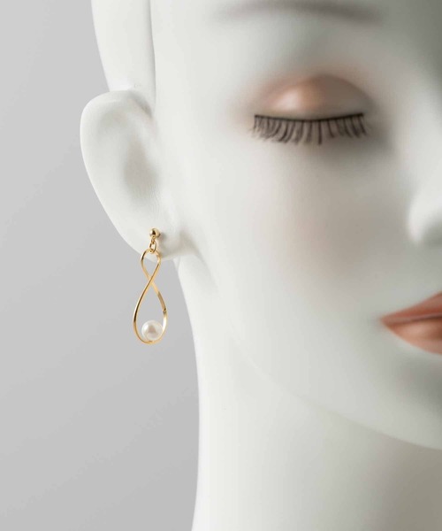 ISS（イズ）の「【金属アレルギー対応】パールオンピアス 純チタン ニッケルフリー 日本製（ピアス（両耳用）・レディース・ゴールド・FREE）」の3枚目の写真