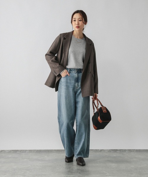 GLOBAL WORK(グローバルワーク)の「フワフワHugme2WAY/598046(ニット/セーター・レディース・レッド/キャメル/ライトグレー・LARGE/MEDIUM)」の11枚目の写真
