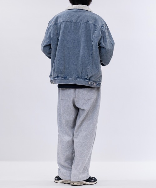 JOHN'S CLOSET（ジョンズクローゼット）の「【15】ヴィンテージライク 裏ボア デニムジャケット（デニムジャケット・メンズ・サックスブルー/ブルー/ブラック・MEDIUM/LARGE/X-LARGE）」の18枚目の写真