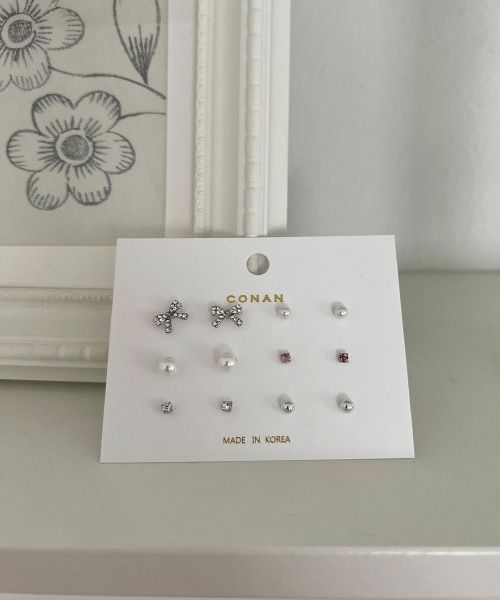 CEMONEMO(セモネモ)の「ミニ アソート ピアス セット(ピアス(両耳用)・レディース・その他1/その他2/その他3/その他5/その他6/その他4・FREE)」の9枚目の写真