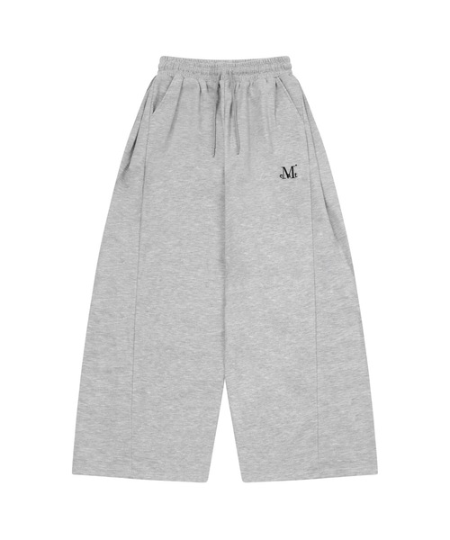 MUCENT(ムセント)の「セリアサイドピンタックバックポケットワイドスウェットパンツ(2カラー)(スウェットパンツ・レディース・ブラック/グレー/ブラック系/グレー系1/ブラック系1/グレー系・FREE)」の6枚目の写真