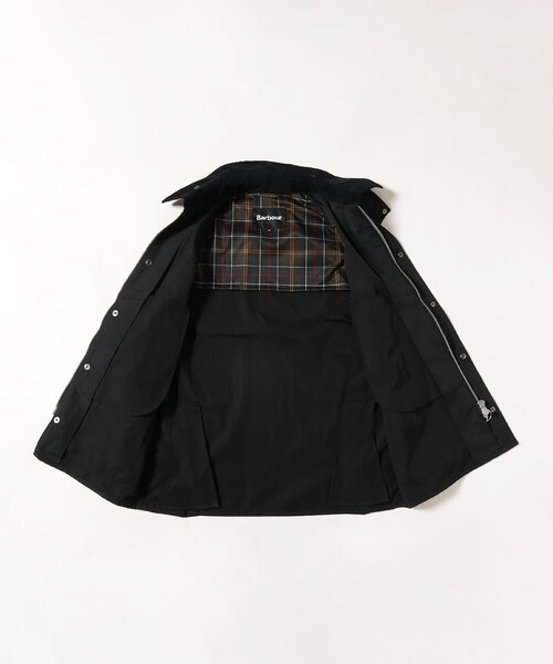 Barbour（バブアー）の「【別注】Barbour / BEDALE CLASSIC FIT ポリエステルコットン ピーチスキン ジャケット（ブルゾン・メンズ・ブラック/オリーブ・34/36/38/42/44/40）」の10枚目の写真