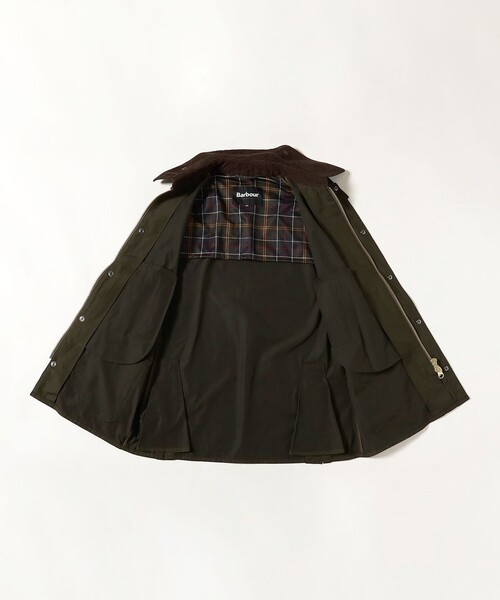 Barbour（バブアー）の「【別注】Barbour / BEDALE CLASSIC FIT ポリエステルコットン ピーチスキン ジャケット（ブルゾン・メンズ・ブラック/オリーブ・34/36/38/42/44/40）」の6枚目の写真