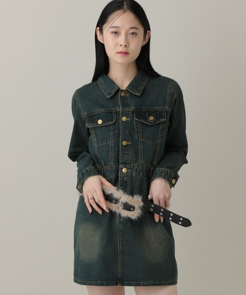 3.3 Field Trip （3.3フィールドトリップ）の「3.3Field Trip／ファーベルト（ベルト・レディース・ライトベージュ・ONE SIZE）」の9枚目の写真