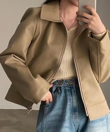 ライダースジャケット（イエロー/黄色系）ファッション通販