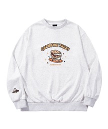 S'more（スモア）の「Campfire Treat Embroidery Sweat キャンプファイヤートリート刺繍スウェット（スウェット）」