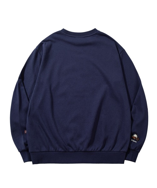 S'more（スモア）の「Campfire Treat Embroidery Sweat キャンプファイヤートリート刺繍スウェット（スウェット・レディース・ネイビー/ベージュ/ライトグレー・SMALL/MEDIUM/X-LARGE/LARGE）」の18枚目の写真